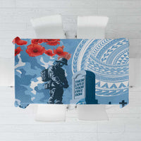 FSM Verterans Day Tablecloth Their Lives Your Freedom LT9 Blue - Polynesian Pride
