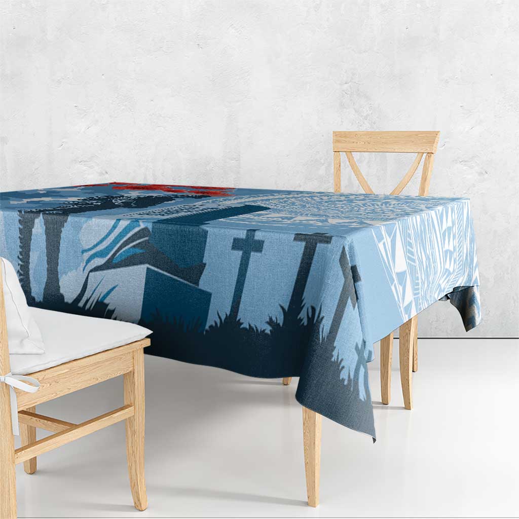 FSM Verterans Day Tablecloth Their Lives Your Freedom LT9 - Polynesian Pride