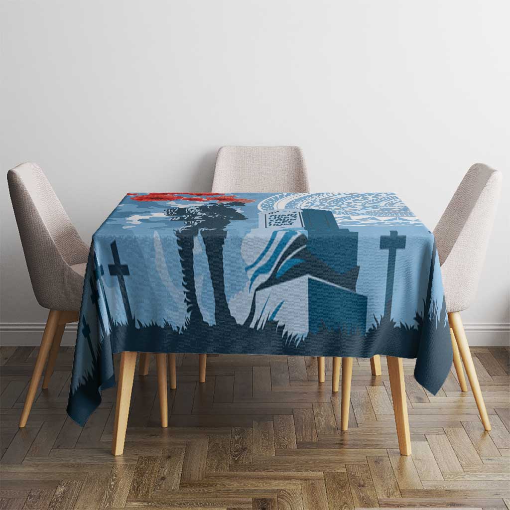 FSM Verterans Day Tablecloth Their Lives Your Freedom LT9 - Polynesian Pride