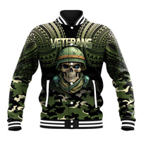 Veterans Day Baseball Jacket War Never Leaves A Veteran Proud Military LT9 Unisex Black - Polynesian Pride