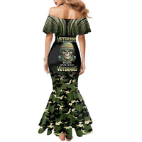 Veterans Day Family Matching Mermaid Dress and Hawaiian Shirt War Never Leaves A Veteran Proud Military LT9 - Polynesian Pride