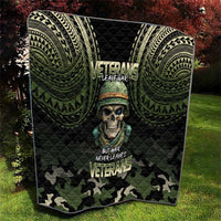Veterans Day Quilt War Never Leaves A Veteran Proud Military LT9 - Polynesian Pride