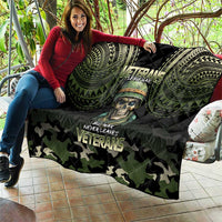 Veterans Day Quilt War Never Leaves A Veteran Proud Military LT9 - Polynesian Pride