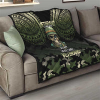 Veterans Day Quilt War Never Leaves A Veteran Proud Military LT9 - Polynesian Pride