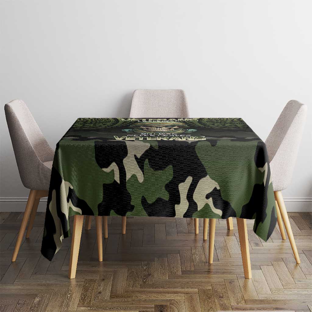 Veterans Day Tablecloth War Never Leaves A Veteran Proud Military LT9 - Polynesian Pride