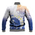 Marshall Islands Manit Day Baseball Jacket Plumeria and Polynesian Tribal