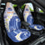 Marshall Islands Manit Day Car Seat Cover Plumeria and Polynesian Tribal