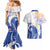 Marshall Islands Manit Day Couples Matching Mermaid Dress and Hawaiian Shirt Plumeria and Polynesian Tribal