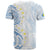 Palau 1981 Tribal Tattoo T Shirt with Belau Plumeria Flowers