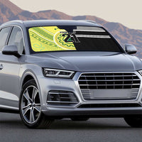 Custom Cricket AUNZ Spirit Auto Sun Shade Aussie New Zealand Retro Edition - Polynesian Pride