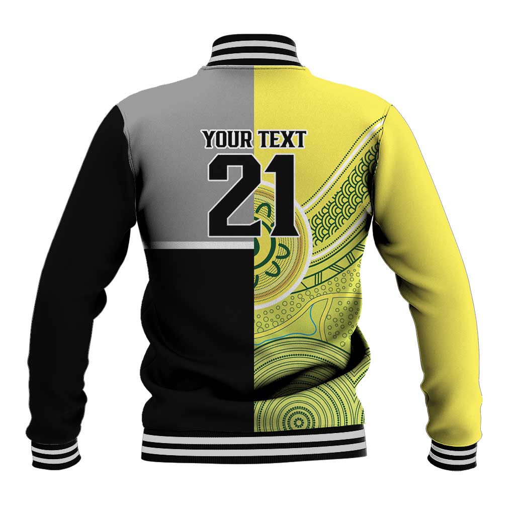Custom Cricket AUNZ Spirit Baseball Jacket Aussie New Zealand Retro Edition - Polynesian Pride