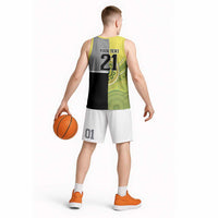 Custom Cricket AUNZ Spirit Basketball Jersey Aussie New Zealand Retro Edition - Polynesian Pride