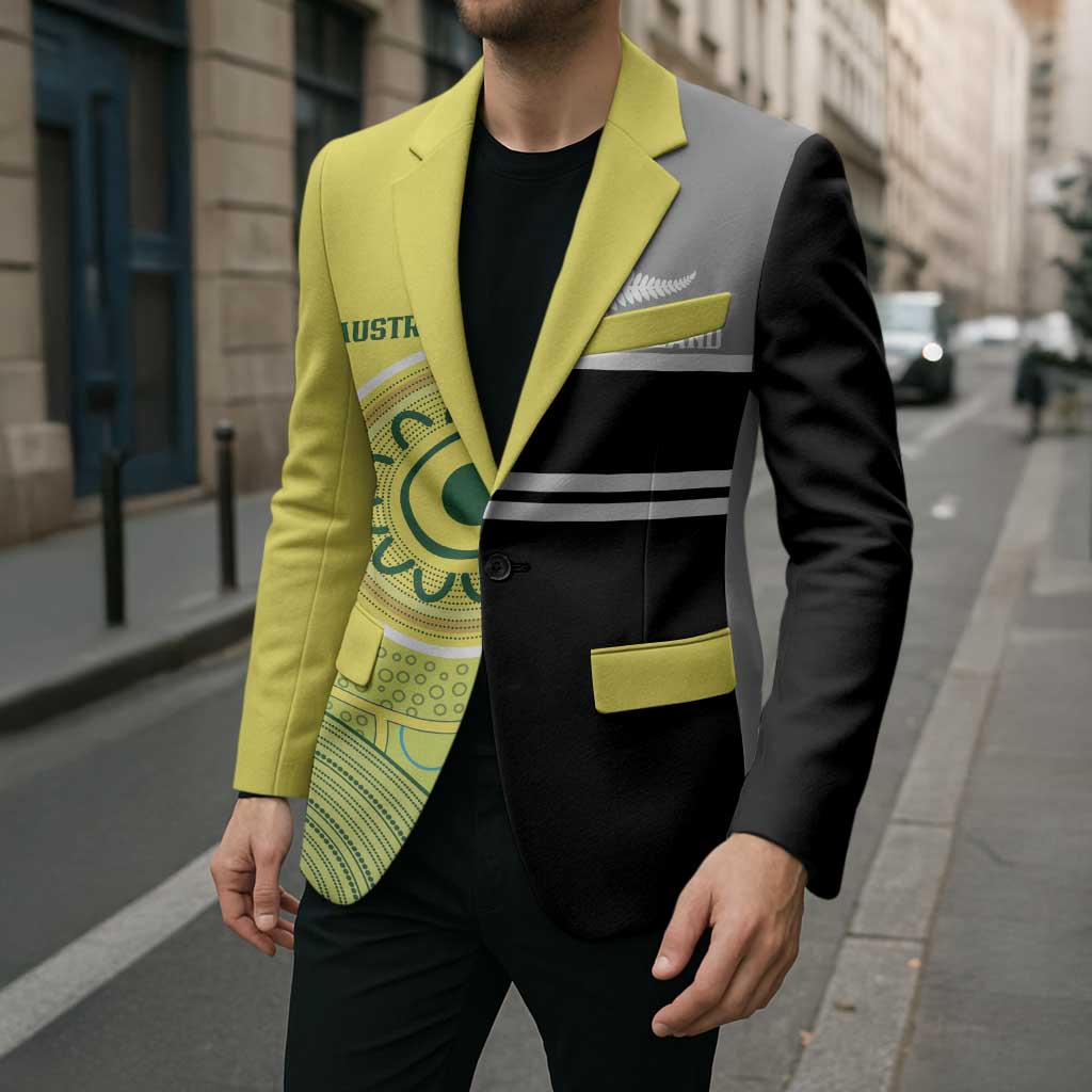 Custom Cricket AUNZ Spirit Blazer Aussie New Zealand Retro Edition LT9 - Polynesian Pride