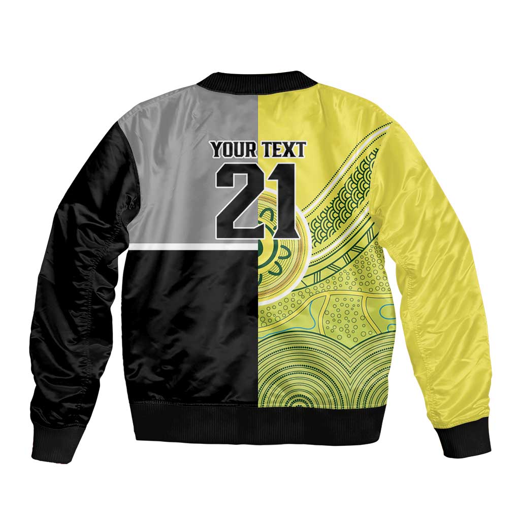 Custom Cricket AUNZ Spirit Bomber Jacket Aussie New Zealand Retro Edition LT9 - Polynesian Pride