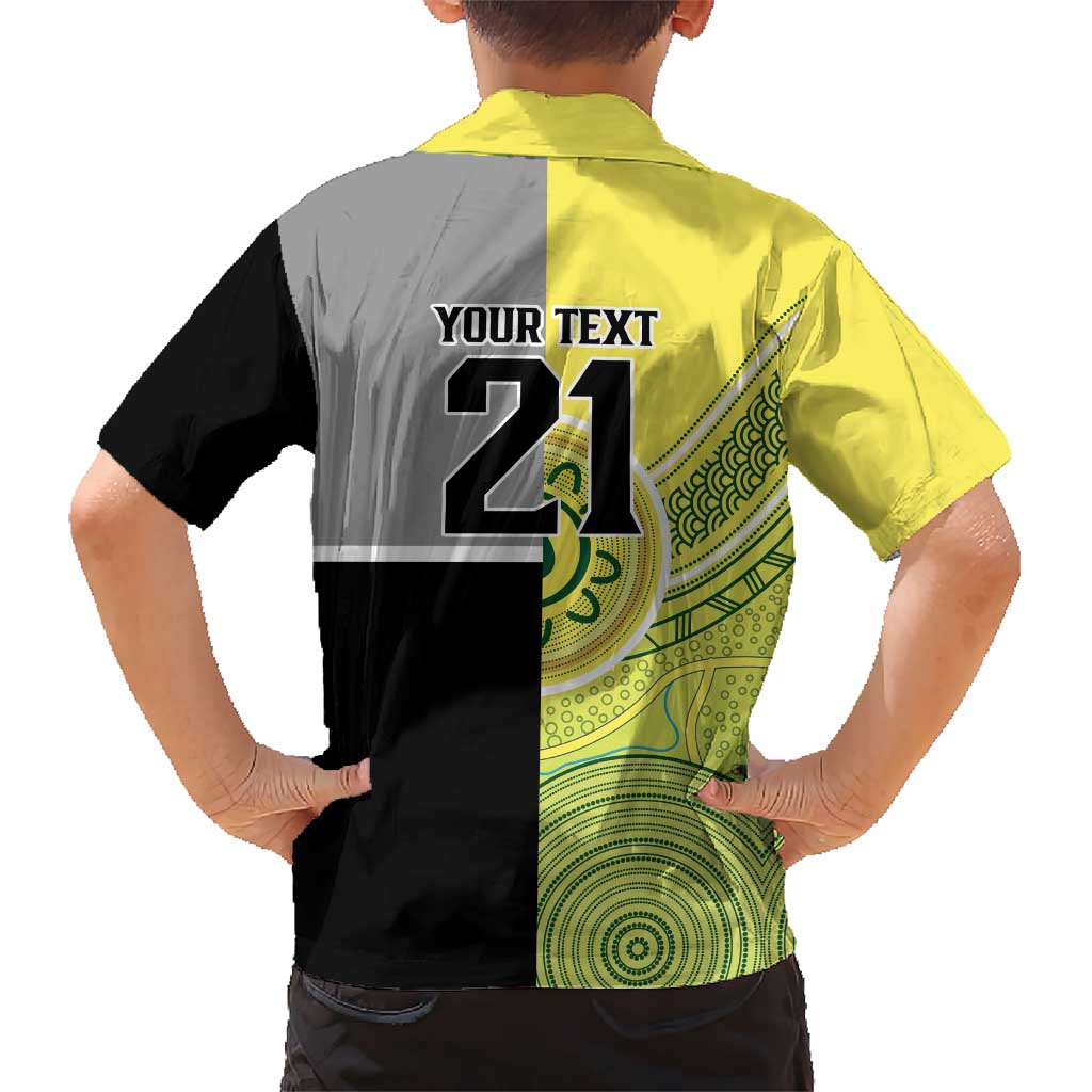 Custom Cricket AUNZ Spirit Hawaiian Shirt Aussie New Zealand Retro Edition - Polynesian Pride