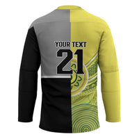 Custom Cricket AUNZ Spirit Hockey Jersey Aussie New Zealand Retro Edition LT9 - Polynesian Pride
