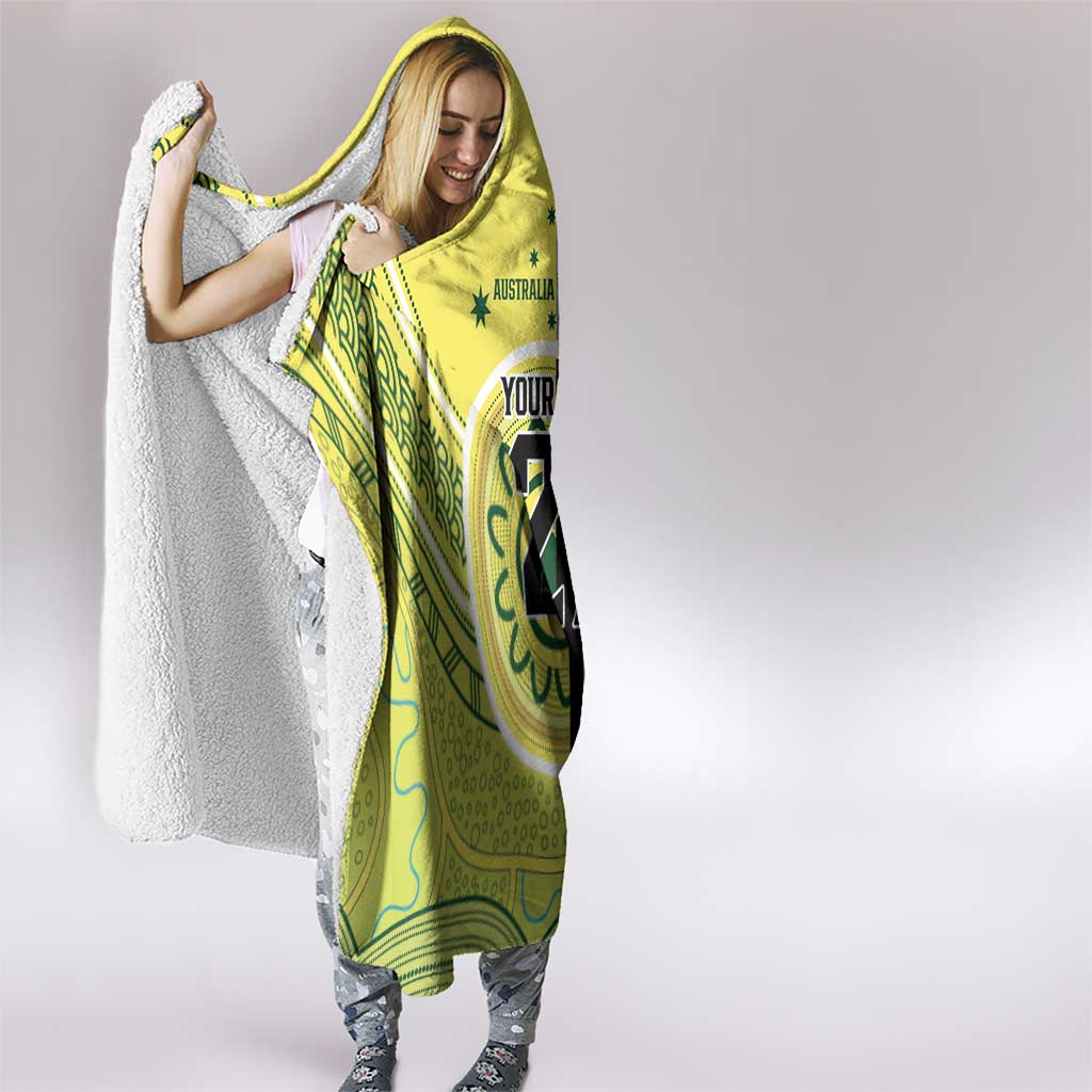 Custom Cricket AUNZ Spirit Hooded Blanket Aussie New Zealand Retro Edition LT9 - Polynesian Pride