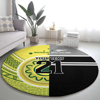 Custom Cricket AUNZ Spirit Round Carpet Aussie New Zealand Retro Edition LT9 - Polynesian Pride