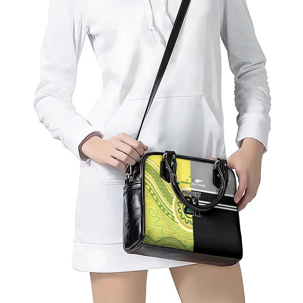 Custom Cricket AUNZ Spirit Shoulder Handbag Aussie New Zealand Retro Edition LT9 - Polynesian Pride