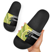 Custom Cricket AUNZ Spirit Slide Sandals Aussie New Zealand Retro Edition LT9 - Polynesian Pride