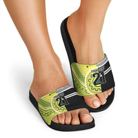 Custom Cricket AUNZ Spirit Slide Sandals Aussie New Zealand Retro Edition LT9 - Polynesian Pride