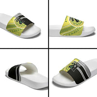 Custom Cricket AUNZ Spirit Slide Sandals Aussie New Zealand Retro Edition LT9 - Polynesian Pride