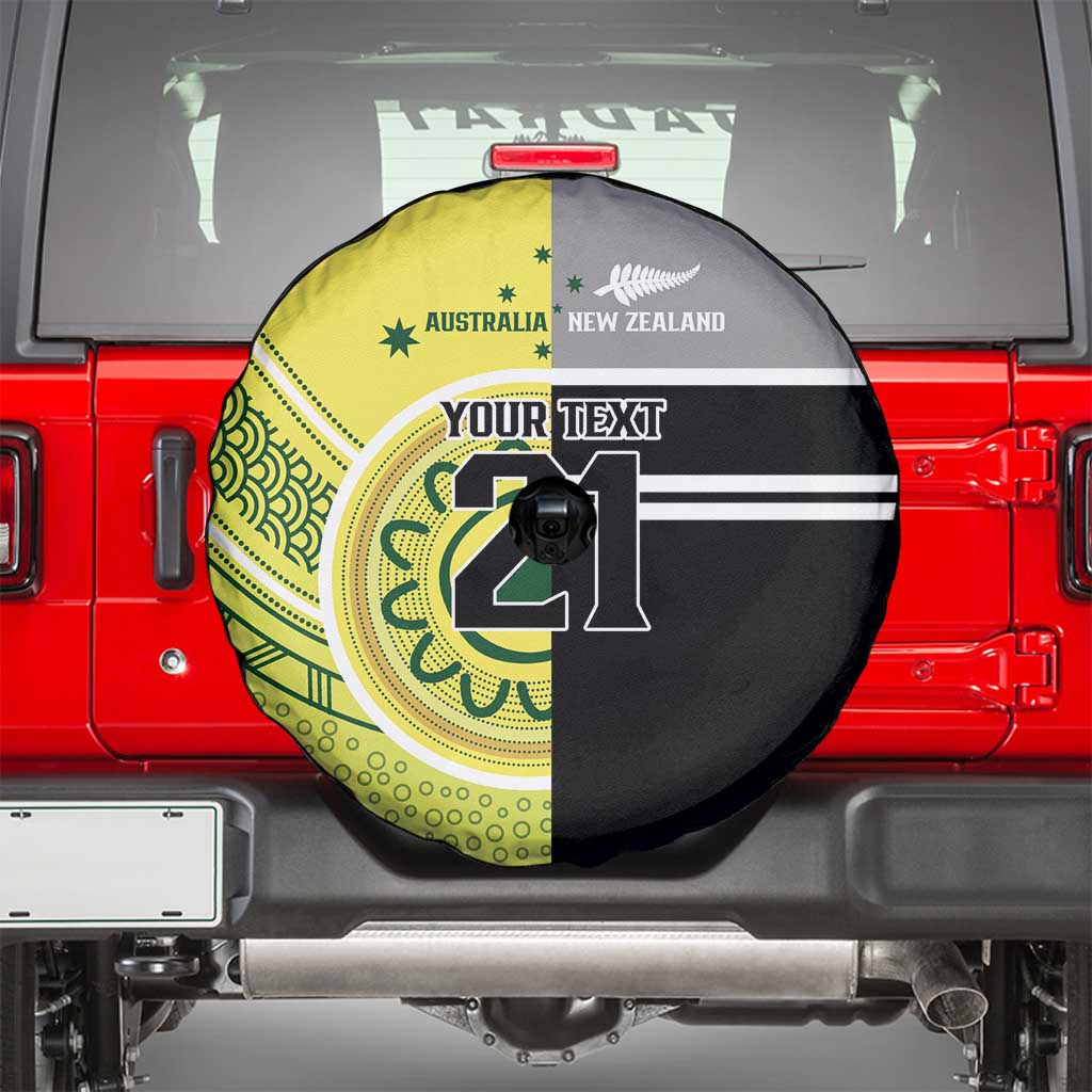 Custom Cricket AUNZ Spirit Spare Tire Cover Aussie New Zealand Retro Edition LT9 - Polynesian Pride