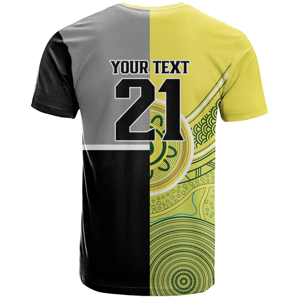 Custom Cricket AUNZ Spirit T Shirt Aussie New Zealand Retro Edition - Polynesian Pride