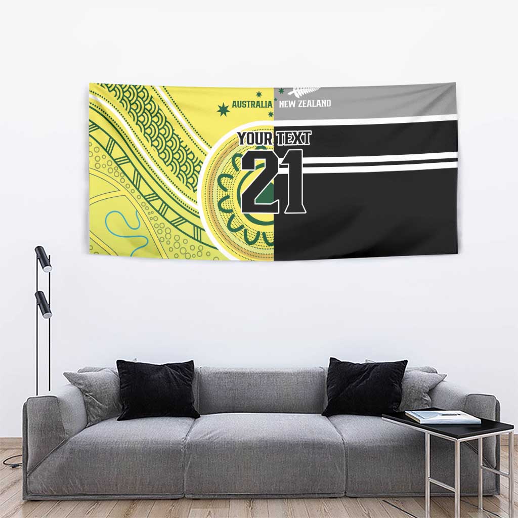 Custom Cricket AUNZ Spirit Tapestry Aussie New Zealand Retro Edition LT9 - Polynesian Pride