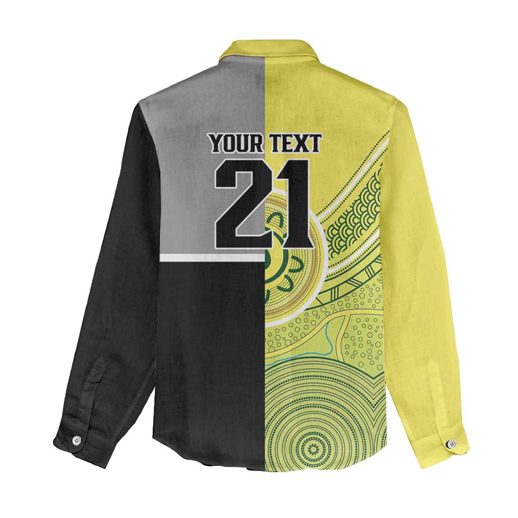 Custom Cricket AUNZ Spirit Women Casual Shirt Aussie New Zealand Retro Edition LT9 - Polynesian Pride