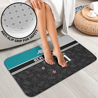 Custom NZ Cricket Pride Bathroom Set Silver Fern Fan Supporter Apparel - Polynesian Pride