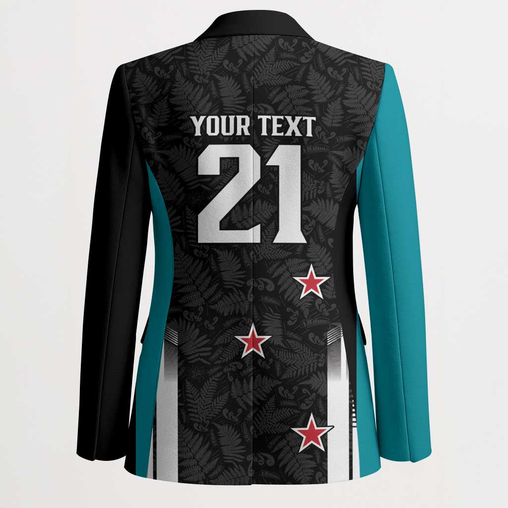 Custom NZ Cricket Pride Blazer Silver Fern Fan Supporter Apparel LT9 - Polynesian Pride