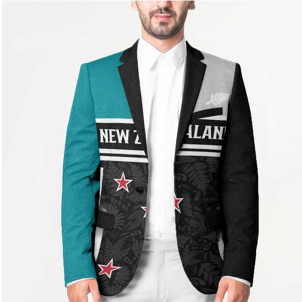 Custom NZ Cricket Pride Blazer Silver Fern Fan Supporter Apparel LT9 - Polynesian Pride