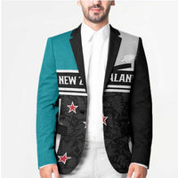 Custom NZ Cricket Pride Blazer Silver Fern Fan Supporter Apparel LT9 - Polynesian Pride