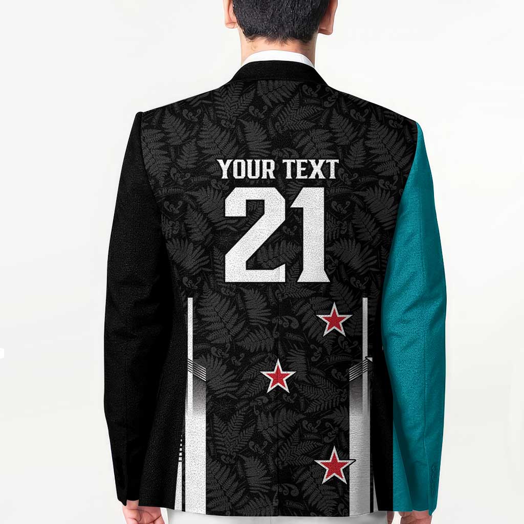 Custom NZ Cricket Pride Blazer Silver Fern Fan Supporter Apparel LT9 - Polynesian Pride