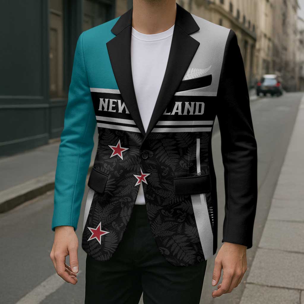 Custom NZ Cricket Pride Blazer Silver Fern Fan Supporter Apparel LT9 - Polynesian Pride