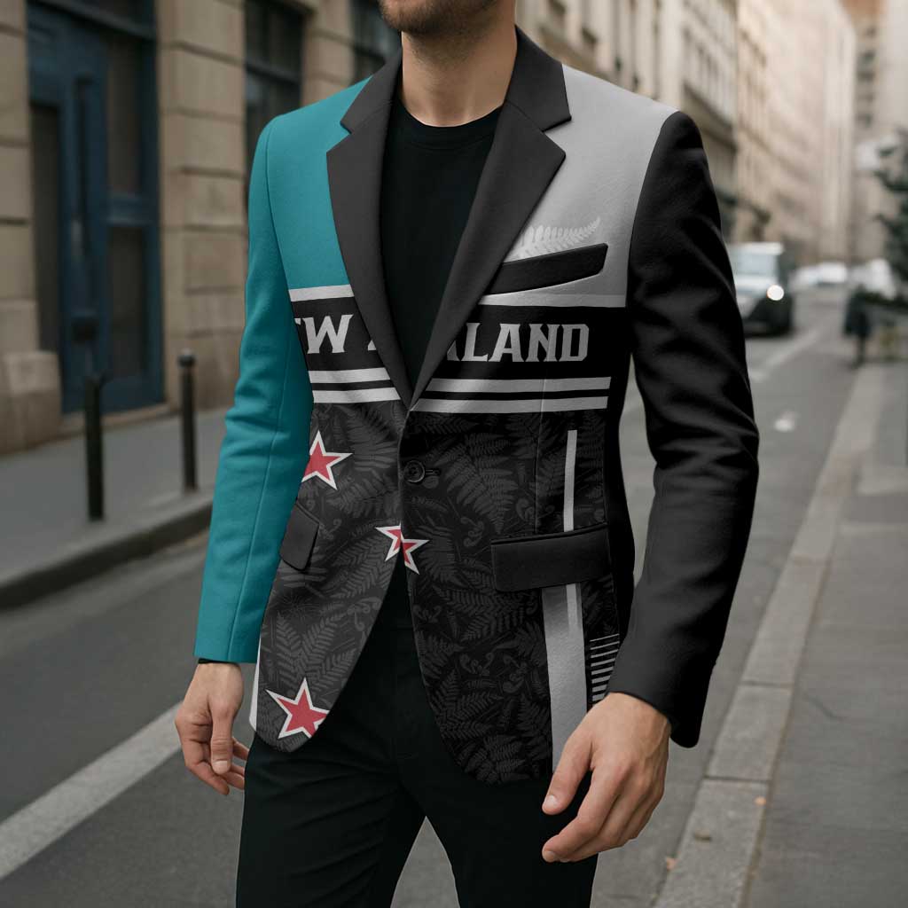 Custom NZ Cricket Pride Blazer Silver Fern Fan Supporter Apparel LT9 - Polynesian Pride