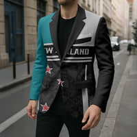 Custom NZ Cricket Pride Blazer Silver Fern Fan Supporter Apparel LT9 - Polynesian Pride