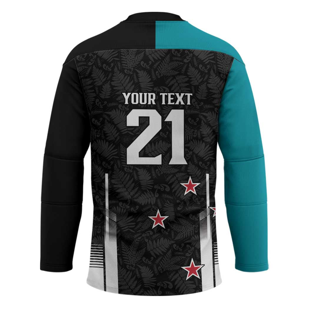 Custom NZ Cricket Pride Hockey Jersey Silver Fern Fan Supporter Apparel LT9 - Polynesian Pride