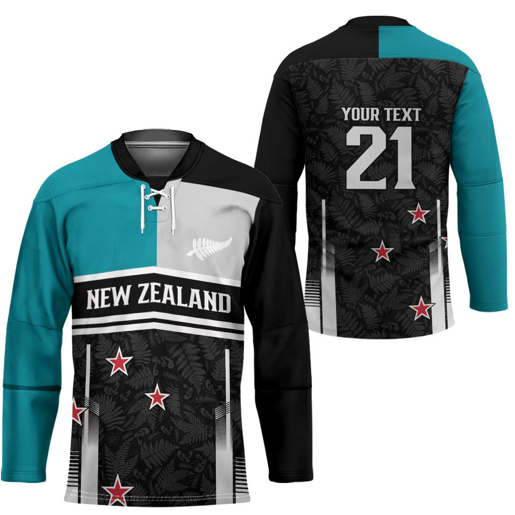 Custom NZ Cricket Pride Hockey Jersey Silver Fern Fan Supporter Apparel LT9 - Polynesian Pride