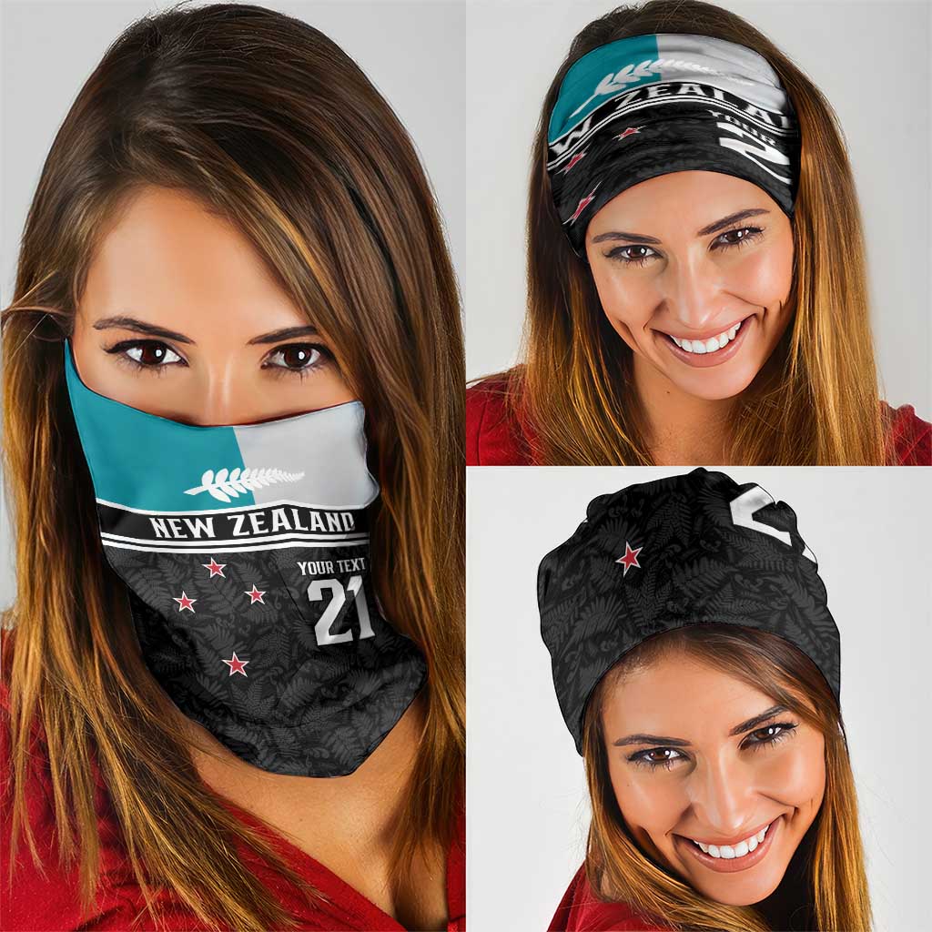 Custom NZ Cricket Pride Neck Gaiter Silver Fern Fan Supporter Apparel LT9 - Polynesian Pride