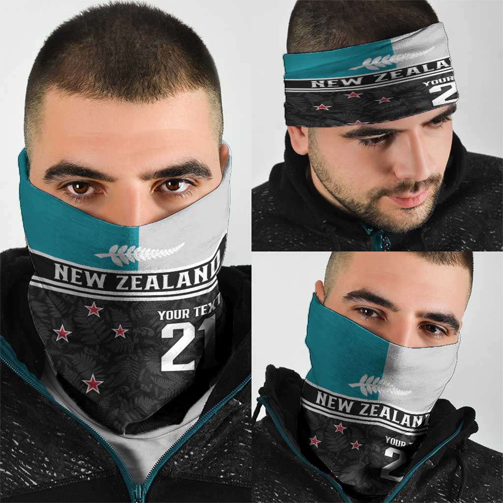Custom NZ Cricket Pride Neck Gaiter Silver Fern Fan Supporter Apparel LT9 - Polynesian Pride