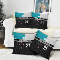 Custom NZ Cricket Pride Pillow Cover Silver Fern Fan Supporter Apparel LT9 - Polynesian Pride