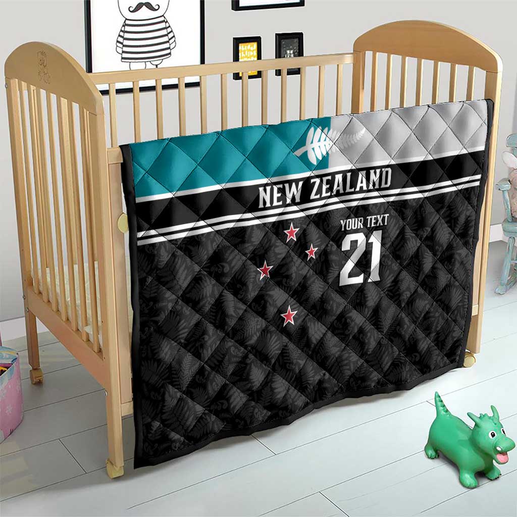 Custom NZ Cricket Pride Quilt Silver Fern Fan Supporter Apparel - Polynesian Pride