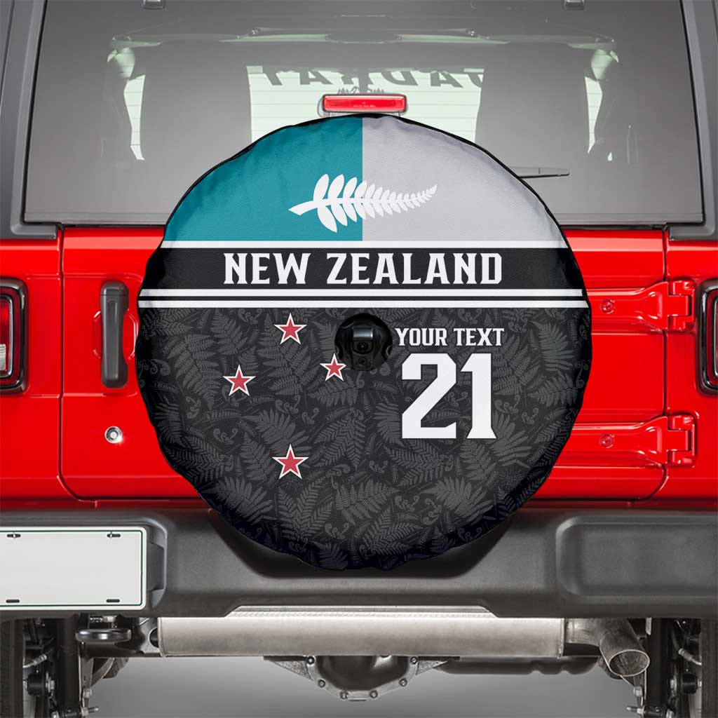 Custom NZ Cricket Pride Spare Tire Cover Silver Fern Fan Supporter Apparel LT9 - Polynesian Pride