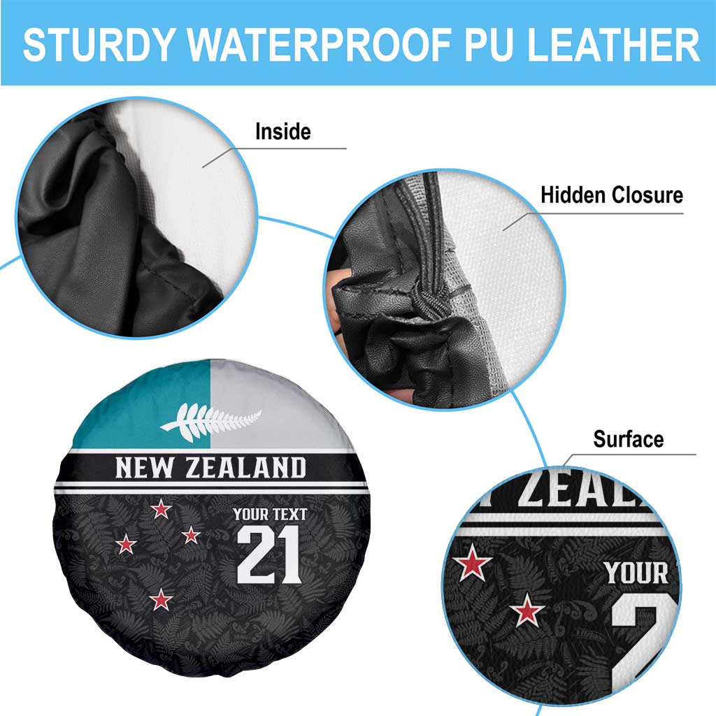 Custom NZ Cricket Pride Spare Tire Cover Silver Fern Fan Supporter Apparel LT9 - Polynesian Pride