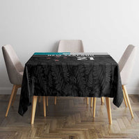 Custom NZ Cricket Pride Tablecloth Silver Fern Fan Supporter Apparel LT9 - Polynesian Pride