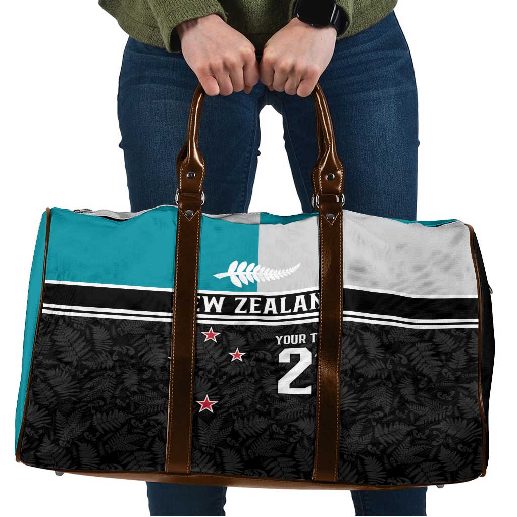 Custom NZ Cricket Pride Travel Bag Silver Fern Fan Supporter Apparel - Polynesian Pride