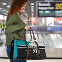 Custom NZ Cricket Pride Travel Bag Silver Fern Fan Supporter Apparel - Polynesian Pride