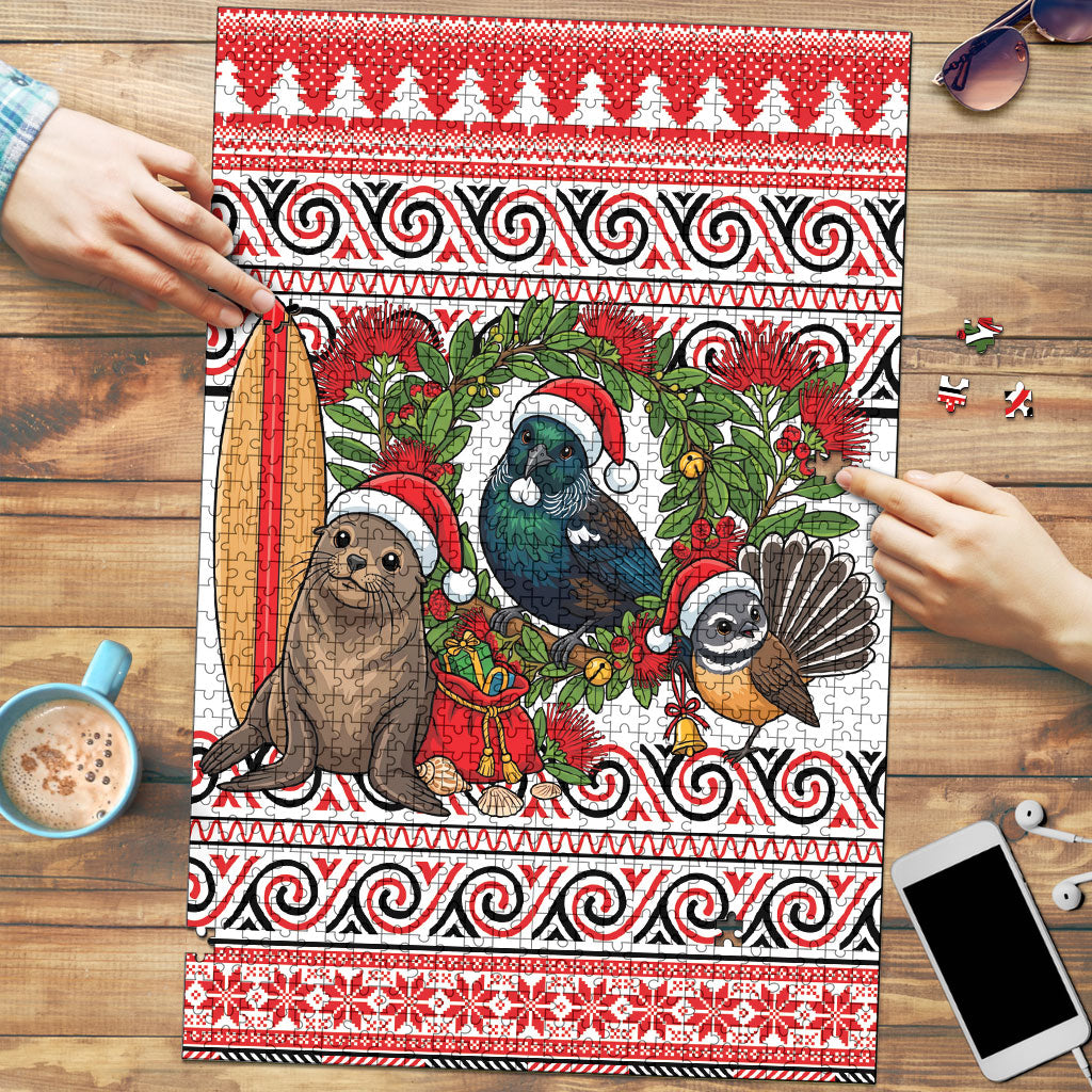 New Zealand Animal Christmas Puzzle Maori Inspired Kowhaiwhai Patterns